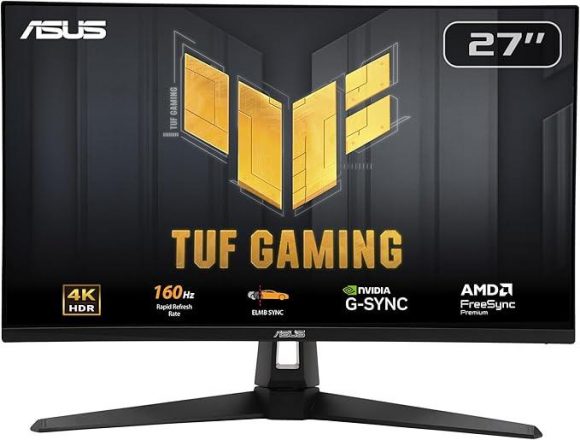 LCD Monitor|ASUS|90LM0AR0-B01371|27"|Gaming|Panel IPS|3840x2160|16:9|160Hz|Matte|1 ms|Speakers|Tilt|Colour Black|90LM0AR0-B01371