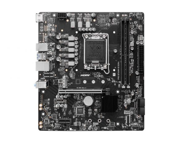 Mainboard|MSI|Intel B760 Express|LGA1700|Micro-ATX|Memory DDR4|Memory slots 4|1xPCI-Express 4.0 1x|1xPCI-Express 4.0 16x|1xM.2|1xHDMI|2xUSB 2.0|4xUSB 3.2|1xPS/2|1xRJ45|3xAudio port|PROB760M-BDDR4