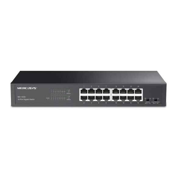 Switch|MERCUSYS|MS116GS|16x10Base-T / 100Base-TX / 1000Base-T|MS116GS