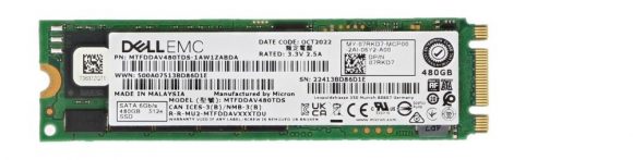SERVER SSD 480GB SATA M.2/15GEN 400-BLCK DELL