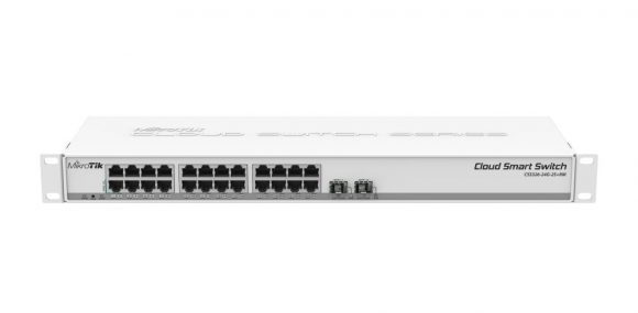 Switch|MIKROTIK|24x10Base-T / 100Base-TX / 1000Base-T|2xSFP+|CSS326-24G-2S+RM