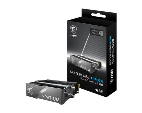 SSD|MSI|SPATIUM M580 FROZR|2TB|M.2|PCIe Gen5|NVMe|3D NAND|Write speed 12700 MBytes/sec|Read speed 14600 MBytes/sec|TBW 1400 TB|MTBF 160000 hours|S78-440Q780-P83