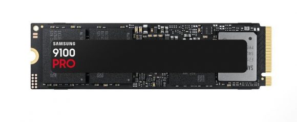 SSD|SAMSUNG|9100 PRO|4TB|M.2|PCIe Gen5|NVMe|TLC|Write speed 13400 MBytes/sec|Read speed 14800 MBytes/sec|2.38mm|TBW 2400 TB|MZ-VAP4T0BW