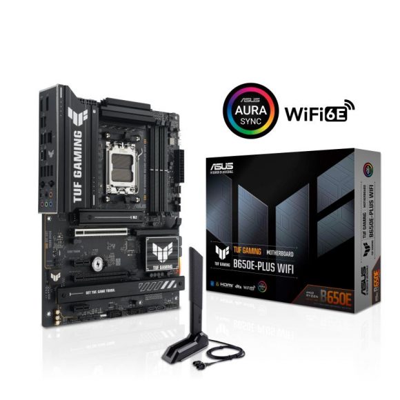 Mainboard|ASUS|AMD B650|SAM5|ATX|Memory DDR5|Memory slots 4|1xPCI-Express 4.0 1x|1xPCI-Express 4.0 16x|1xPCI-Express 5.0 16x|3xM.2|1xHDMI|1xDisplayPort|6xUSB 2.0|3xUSB 3.2|1xUSB-C|1xRJ45|3xAudio port|TUFGAMINGB650EPLUSWIFI