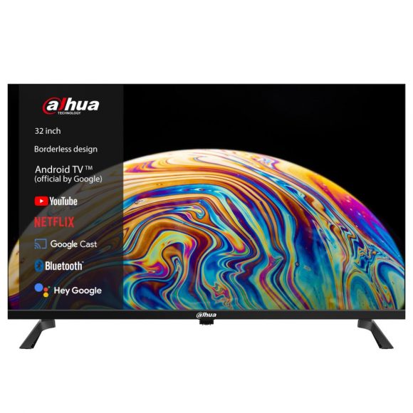 TV Set|DAHUA|32"|Smart/HD|1366x768|Android TV|Black|DHI-LTV32-SD100