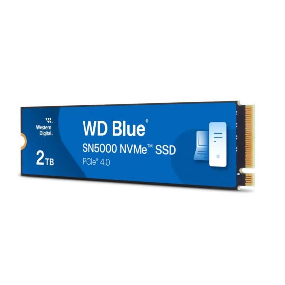 SSD|WESTERN DIGITAL|Blue SN5000|2TB|M.2|PCIe Gen4|NVMe|Write speed 4850 MBytes/sec|Read speed 5150 MBytes/sec|2.38mm|TBW 900 TB|WDS200T4B0E