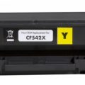 Compatible Static-Control HP Cartridge No.203X Yellow 2,5K (CF542X)/Canon CRG-054HY New chip