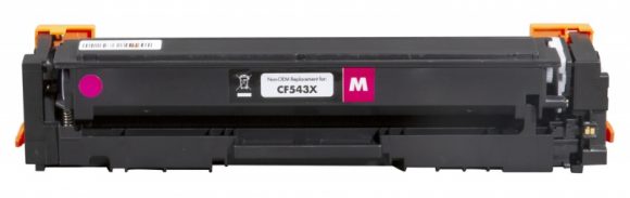Compatible Static-Control HP Cartridge No.203X Magenta 2,5K (CF543X)/Canon CRG-054HM New chip - Image 2