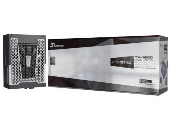 Power Supply|SEASONIC|PRIME TX ATX 3.0|1600 Watts|Efficiency 80 PLUS TITANIUM|MTBF 100000 hours|PRIME-TX-1600-ATX30
