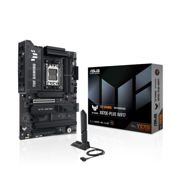 Mainboard|ASUS|AMD X870E|SAM5|ATX|Memory DDR5|Memory slots 4|1xPCI-Express 3.0 1x|1xPCI-Express 4.0 16x|1xPCI-Express 5.0 16x|4xM.2|1xHDMI|4xUSB 2.0|7xUSB 3.2|2xUSB-C|1xRJ45|3xAudio port|TUFGAMX870E-PLUSWIFI7