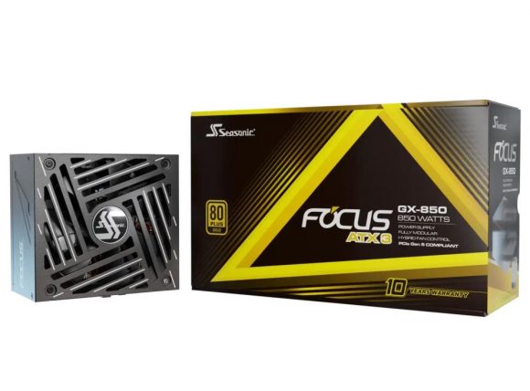 Power Supply|SEASONIC|FOCUS GX ATX 3.0|850 Watts|Efficiency 80 PLUS GOLD|MTBF 100000 hours|FOCUS-GX-850-V4