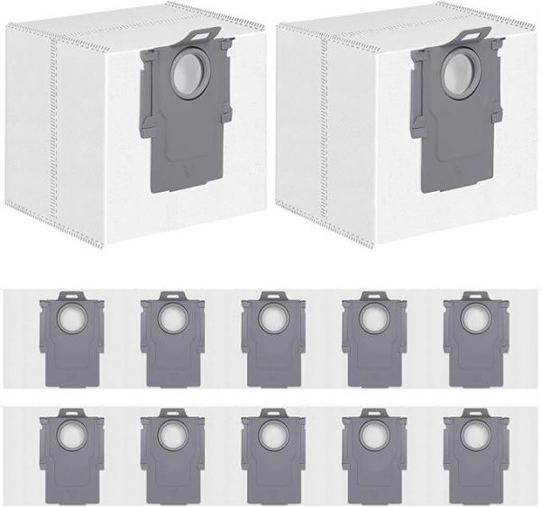 Vacuum Cleaner Accessory ROBOROCK Disposable Dust Bag 12-pack White For H5 8.04.0032
