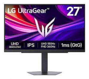 LCD Monitor|LG|27  in.|3840 x 2160 pixels|4K Ultra HD|Native aspect ratio 16:9|LCD|Flat|27G810A-B