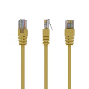 PATCH CABLE CAT5E UTP 0.25M/YELLOW PP12-0.25M/Y GEMBIRD