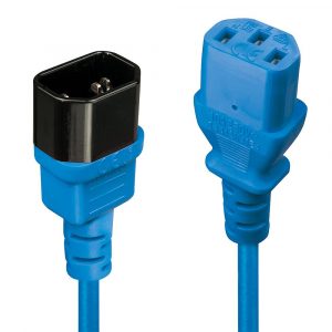 CABLE POWER IEC EXTENSION 1M/BLUE 30471 LINDY CABLE POWER IEC EXTENSION 1M/BLUE 30471 LINDY