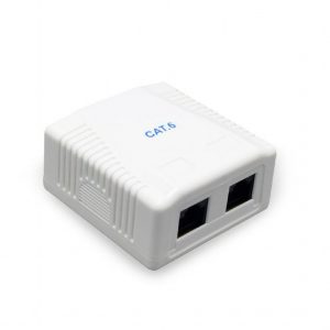 CABLE ACC MOUNT BOX CAT6 UTP/2P NCAC-2U6-01 GEMBIRD CABLE ACC MOUNT BOX CAT6 UTP/2P NCAC-2U6-01 GEMBIRD