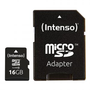 MEMORY MICRO SDHC 16GB C10/W/ADAPTER 3413470 INTENSO MEMORY MICRO SDHC 16GB C10/W/ADAPTER 3413470 INTENSO