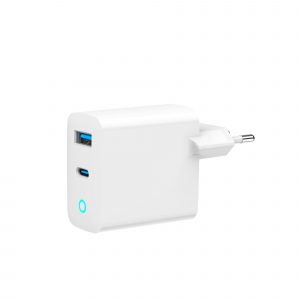 CHARGER USB 65W 2PORT/TA-UC-PDQC65L-W-01 GEMBIRD