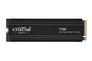SSD|CRUCIAL|T700|4TB|M.2|PCIe Gen5|NVMe|TLC|Write speed 11800 MBytes/sec|Read speed 12400 MBytes/sec|TBW 2400 TB|CT4000T700SSD5