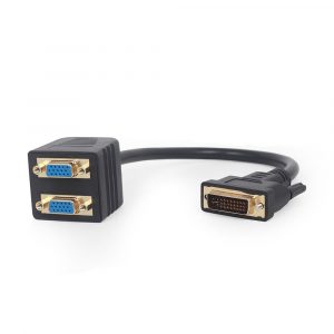CABLE SPLITTER DVI TO DUAL VGA/A-DVI-2VGA-01 GEMBIRD CABLE SPLITTER DVI TO DUAL VGA/A-DVI-2VGA-01 GEMBIRD