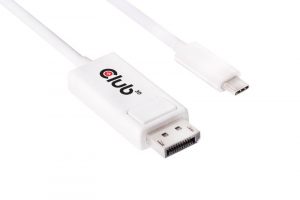 CABLE USB-C TO DP 1.2M/M/M CAC-1517 CLUB3D CABLE USB-C TO DP 1.2M/M/M CAC-1517 CLUB3D
