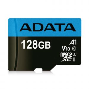MEMORY MICRO SDXC 128GB W/AD./AUSDX128GUICL10A1-RA1 ADATA MEMORY MICRO SDXC 128GB W/AD./AUSDX128GUICL10A1-RA1 ADATA