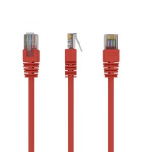 PATCH CABLE CAT5E UTP 0.25M/RED PP12-0.25M/R GEMBIRD