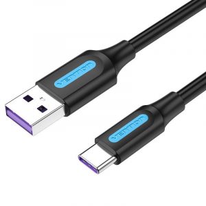 CABLE USB-C TO USB2.0/1.5M BLACK CORBG VENTION