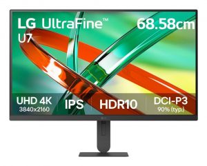 LCD Monitor|LG|27  in.|3840 x 2160 pixels|4K Ultra HD|Native aspect ratio 16:9|LCD|Flat|27U710B-B