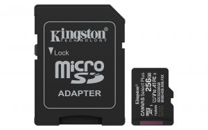 MEMORY MICRO SDXC 256GB UHS-I/W/ADAPTER SDCS3/256GB KINGSTON