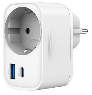 CHARGER USB UNIVERSAL 20W WHT/2P AC TA-ACPDQC20-01-W GEMBIRD CHARGER USB UNIVERSAL 20W WHT/2P AC TA-ACPDQC20-01-W GEMBIRD