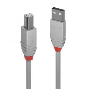 CABLE USB2 A-B 2M/ANTHRA GREY36683 LINDY CABLE USB2 A-B 2M/ANTHRA GREY36683 LINDY