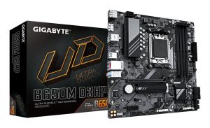 Mainboard|GIGABYTE|AMD B650|Socket AM5|micro ATX|RAM DDR5-SDRAM|4xSlots|2xNumber of M.2 (M) slots|B650M D3HP (rev. 1.3)|B650MD3HP1.3 Mainboard|GIGABYTE|AMD B650|Socket AM5|micro ATX|RAM DDR5-SDRAM|4xSlots|2xNumber of M.2 (M) slots|B650M D3HP (rev. 1.3)|B650MD3HP1.3