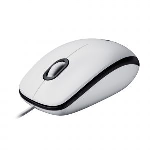 MOUSE USB OPTICAL M100/WHITE 910-006764 LOGITECH