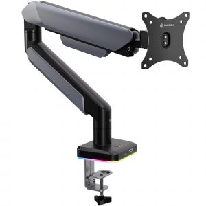 MONITOR ACC DESK MOUNT/15-42 in. BLK/WHT G110-BW ONKRON