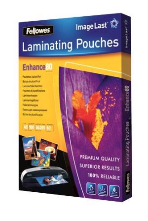 LAMINATOR POUCH IMAGELAST/A5 80 100PCS 5306002 FELLOWES LAMINATOR POUCH IMAGELAST/A5 80 100PCS 5306002 FELLOWES