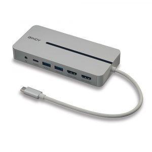 I/O DOCKING STATION USB-C/MINI DUAL 4K 43360 LINDY