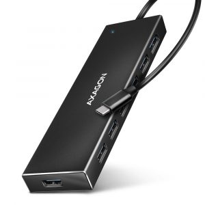 I/O HUB USB-C 7PORT FLAT/0.3M HUE-F7C AXAGON