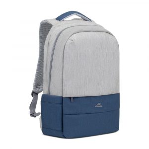 NB BACKPACK ANTI-THEFT 17.3 in./7567 GREY/DARK BLUE RIVACASE NB BACKPACK ANTI-THEFT 17.3 in./7567 GREY/DARK BLUE RIVACASE