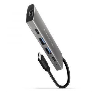 I/O HUB USB-C 5IN1/0.2M HMC-5G2 AXAGON