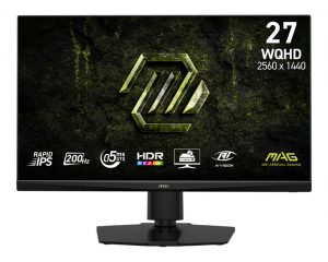 LCD Monitor|MSI|27  in.|2560 x 1440 pixels|Wide Quad HD|Native aspect ratio 16:9|LED|Flat|MAG272QPFE20