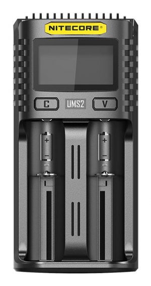 BATTERY CHARGER 2-SLOT/UMS2 NITECORE