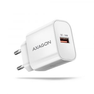 MOBILE CHARGER WALL USB 18W/1PORT WHITE ACU-QC18W AXAGON MOBILE CHARGER WALL USB 18W/1PORT WHITE ACU-QC18W AXAGON
