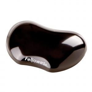 MOUSE PAD WRIST SUPPORT/BLACK 9112301 FELLOWES