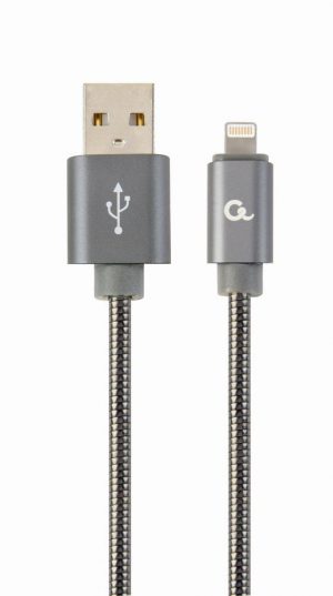 CABLE LIGHTNING TO USB2 2M/CC-USB2S-AMLM-2M-BG GEMBIRD CABLE LIGHTNING TO USB2 2M/CC-USB2S-AMLM-2M-BG GEMBIRD