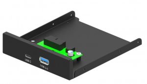 CASE ACC FRONT 3.5 in. PANEL/USB 2P FDI3-U3C-01 GEMBRID