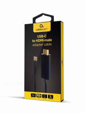 CABLE USB-C TO HDMI 2M/A-CM-HDMIM-01 GEMBIRD CABLE USB-C TO HDMI 2M/A-CM-HDMIM-01 GEMBIRD