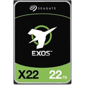 HDD|SEAGATE|Exos X22|22TB|SATA|512 MB|7200 rpm|Discs/Heads 10/20|ST22000NM001E