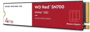 SSD|WESTERN DIGITAL|Red SN700|4TB|M.2|NVMe|Write speed 3100 MBytes/sec|Read speed 3400 MBytes/sec|TBW 5100 TB|WDS400T1R0C
