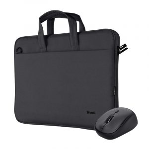 NB CASE BOLOGNA 16" +MOUSE SET/BLACK 24988 TRUST 27 NB CASE BOLOGNA 16" +MOUSE SET/BLACK 24988 TRUST